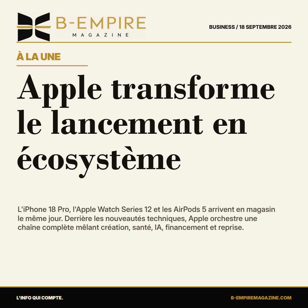 Apple transforme le lancement en écosystème