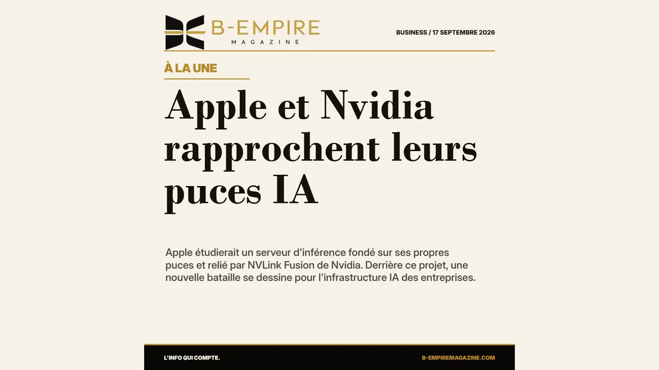 Apple et Nvidia rapprochent leurs puces IA