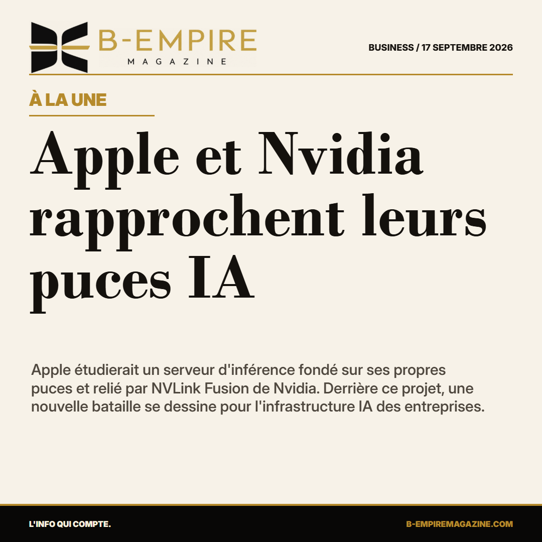 Apple et Nvidia rapprochent leurs puces IA