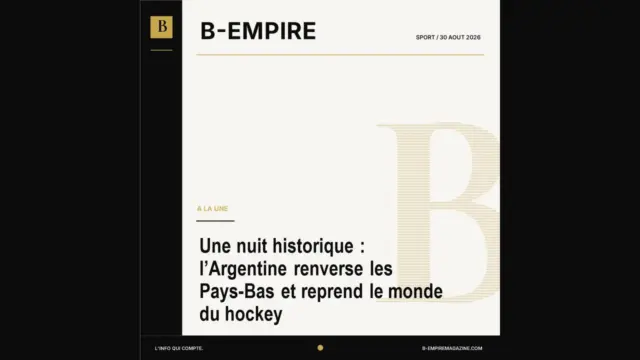 Une nuit historique : l’Argentine renverse les Pays-Bas et reprend le monde du hockey