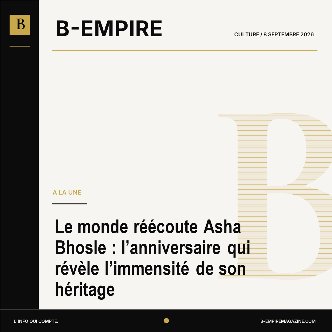 Le monde réécoute Asha Bhosle : l’anniversaire qui révèle l’immensité de son héritage
