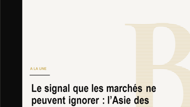 Le signal que les marchés ne peuvent ignorer : l’Asie des puces rallume la Bourse mondiale