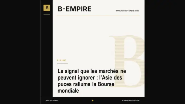Le signal que les marchés ne peuvent ignorer : l’Asie des puces rallume la Bourse mondiale
