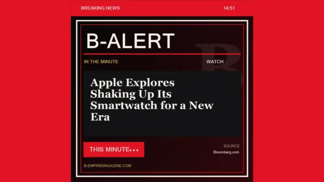 Apple Explores Shaking Up Its Smartwatch for a New Era - B-Alert