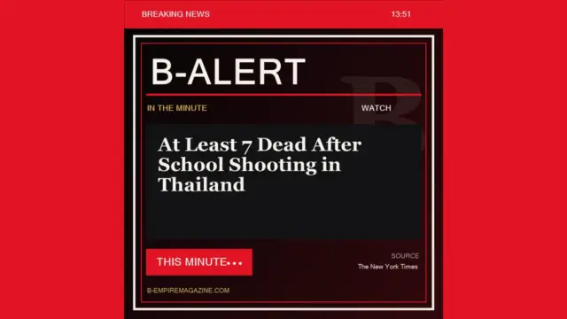 At Least 7 Dead After School Shooting in Thailand - B-Alert