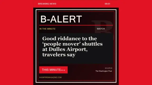 Good riddance to the ‘people mover’ shuttles at Dulles Airport, travelers say - B-Alert