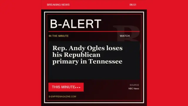 Rep. Andy Ogles loses his Republican primary in Tennessee - B-Alert