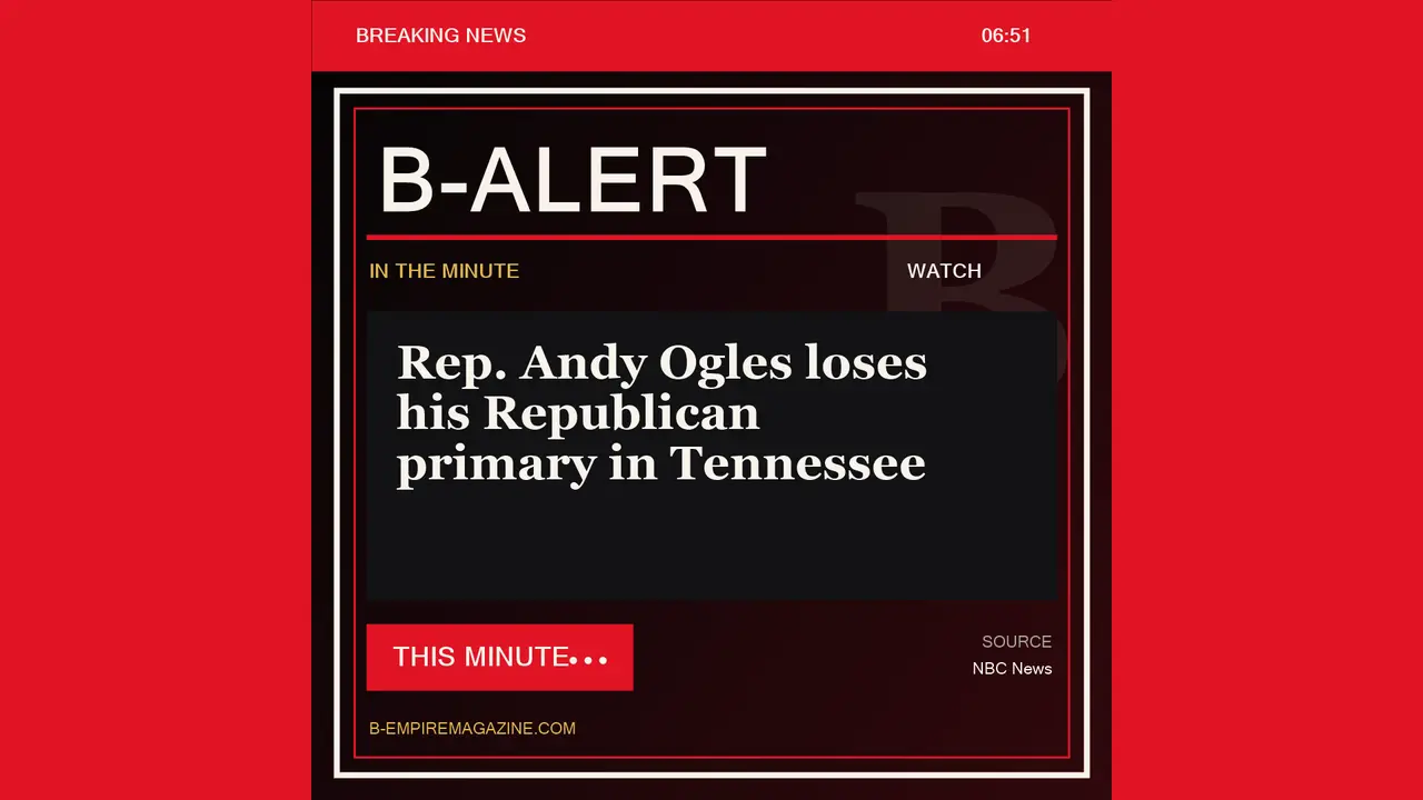 Rep. Andy Ogles loses his Republican primary in Tennessee - B-Alert