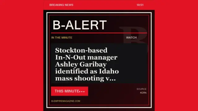 Stockton-based In-N-Out manager Ashley Garibay identified as Idaho mass shooting v - B-Alert