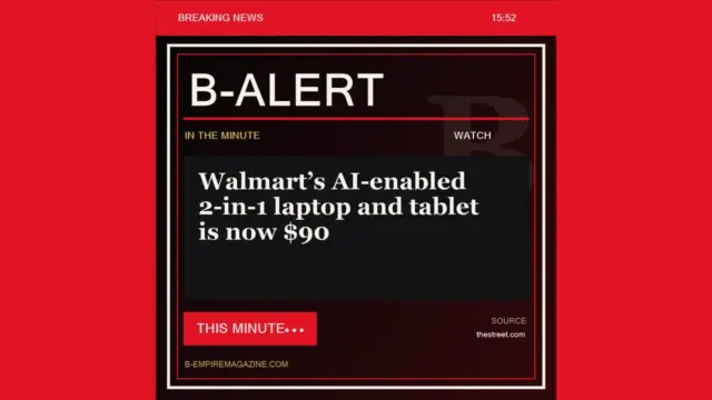 Walmart’s AI-enabled 2-in-1 laptop and tablet is now $90 - B-Alert