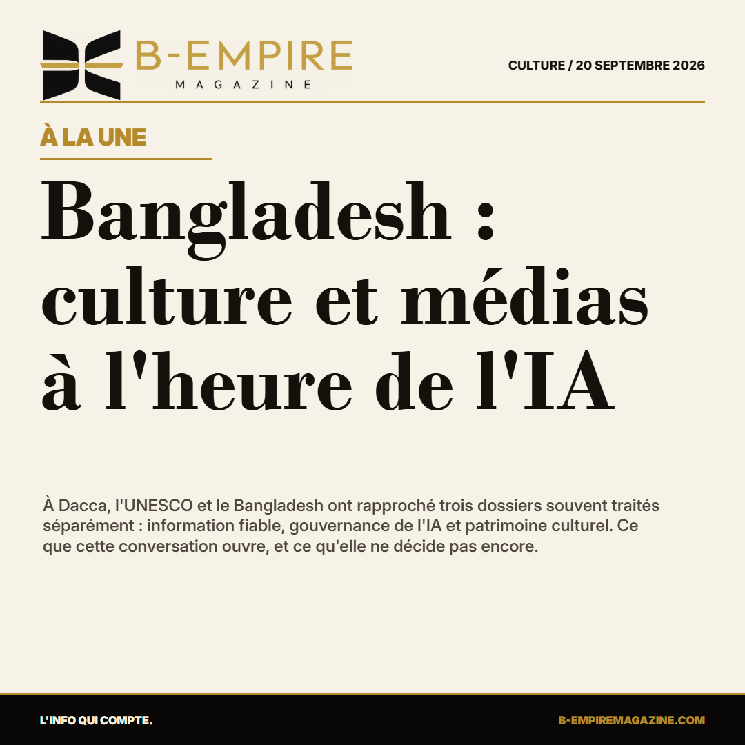 Bangladesh : culture et médias à l'heure de l'IA