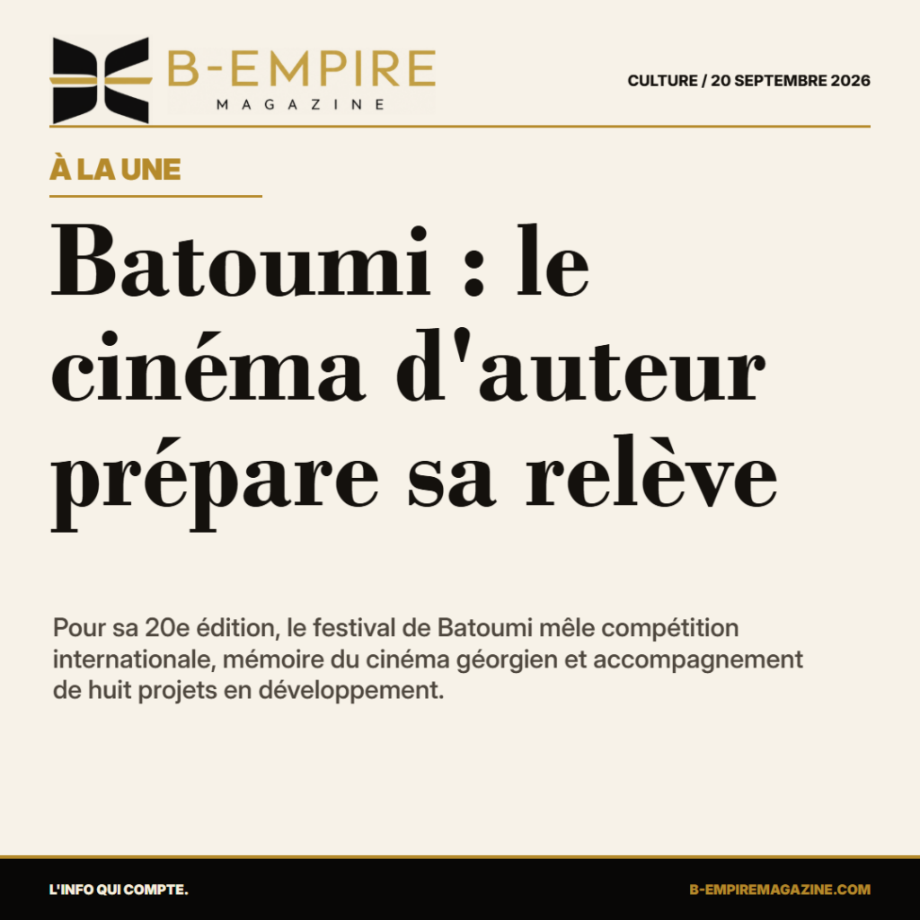 Batoumi : le cinéma d'auteur prépare sa relève