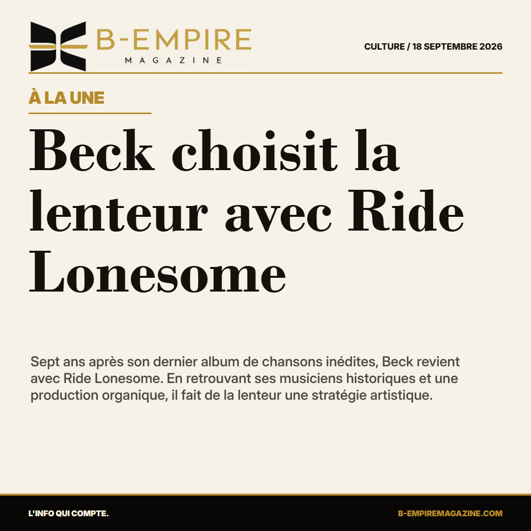 Beck choisit la lenteur avec Ride Lonesome