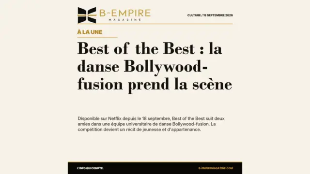 Best of the Best : la danse Bollywood-fusion prend la scène