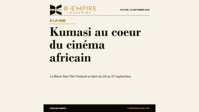 À Kumasi, le Black Star Film Festival interroge l'avenir du cinéma africain