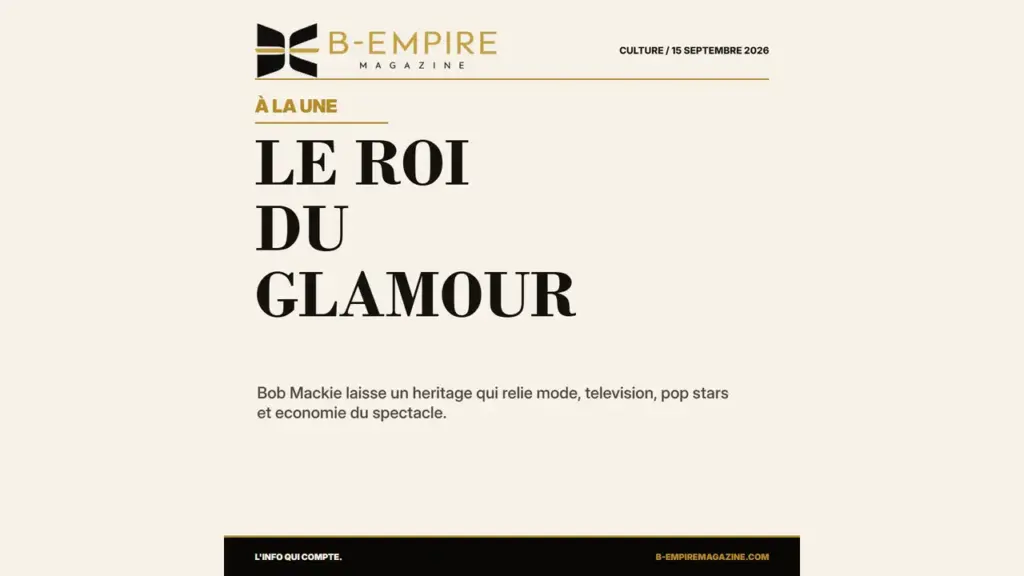 Bob Mackie a transforme la mode en industrie du spectacle