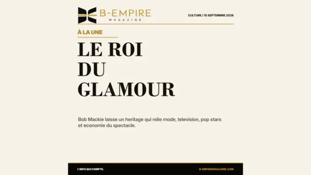 Bob Mackie a transforme la mode en industrie du spectacle