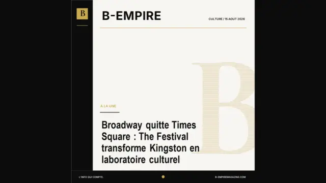Broadway quitte Times Square : The Festival transforme Kingston en laboratoire culturel