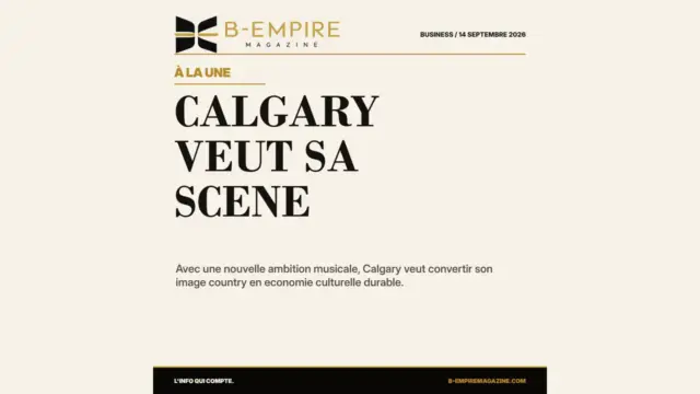 Calgary veut transformer Nashville North en vraie economie musicale