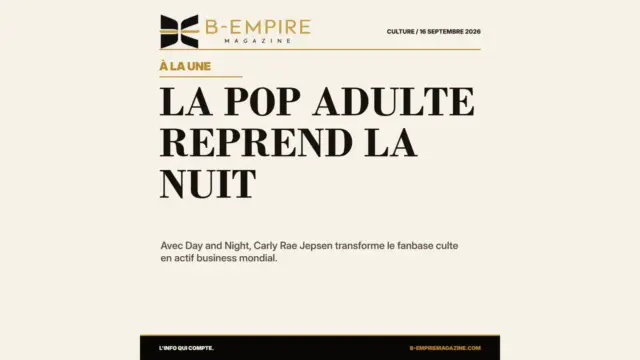 Carly Rae Jepsen : Day and Night transforme la pop adulte en stratégie business