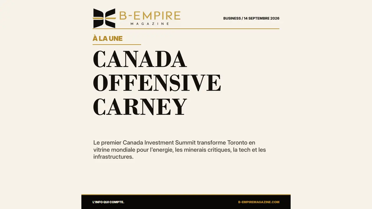 Carney vend le Canada aux investisseurs : la confiance devient un actif strategique