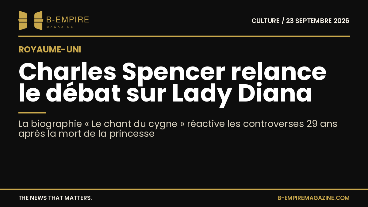 Couverture du livre « Le chant du cygne, Diana, ma sœur » de Charles Spencer sur fond sombre