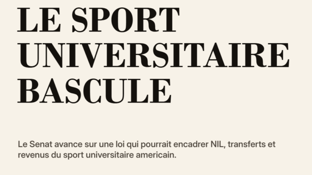 Protect College Sports Act : le Sénat veut réécrire le business du sport universitaire
