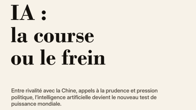 Course à l’IA : Trump refuse de freiner pendant que la Silicon Valley doute d’elle-même