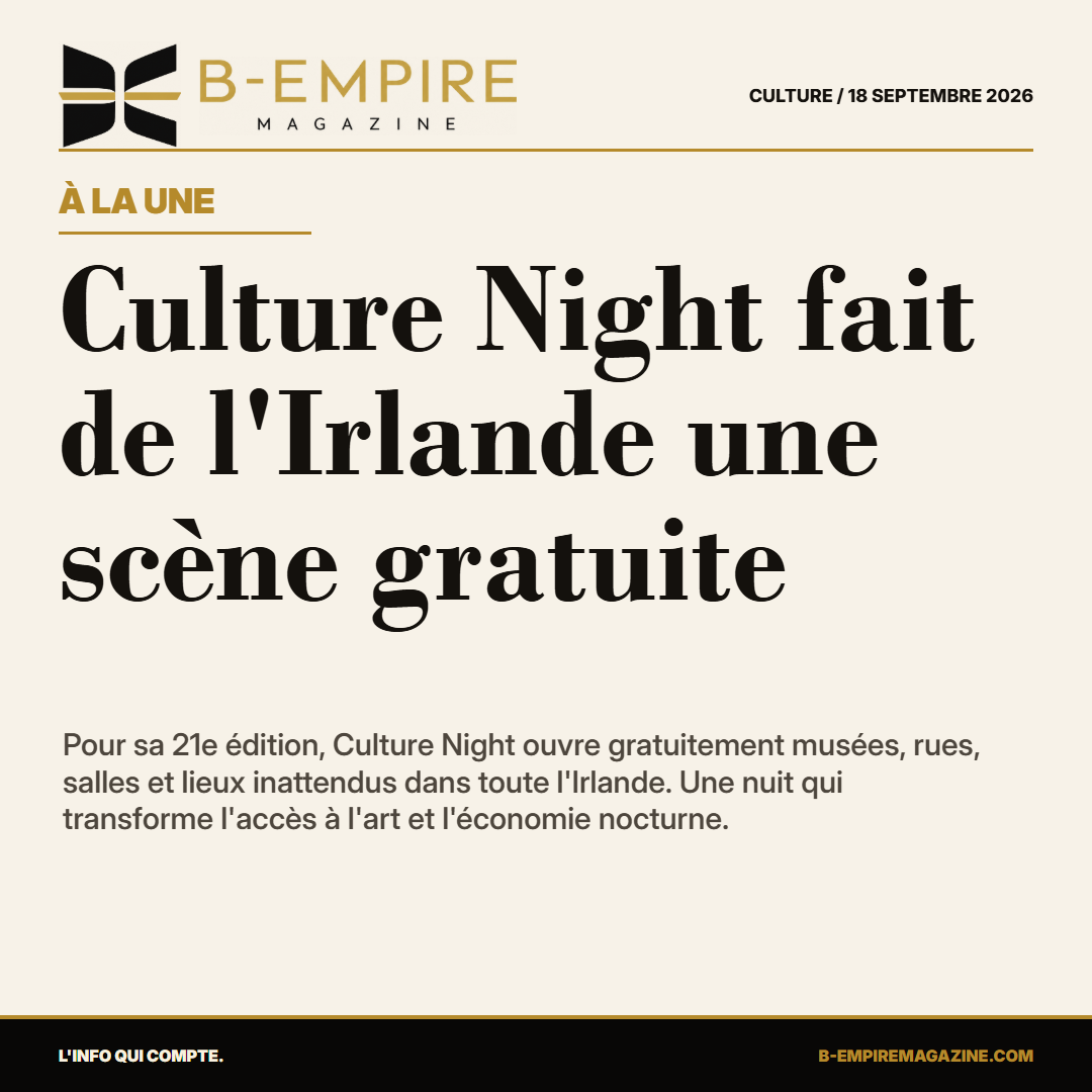 Culture Night fait de l'Irlande une scène gratuite
