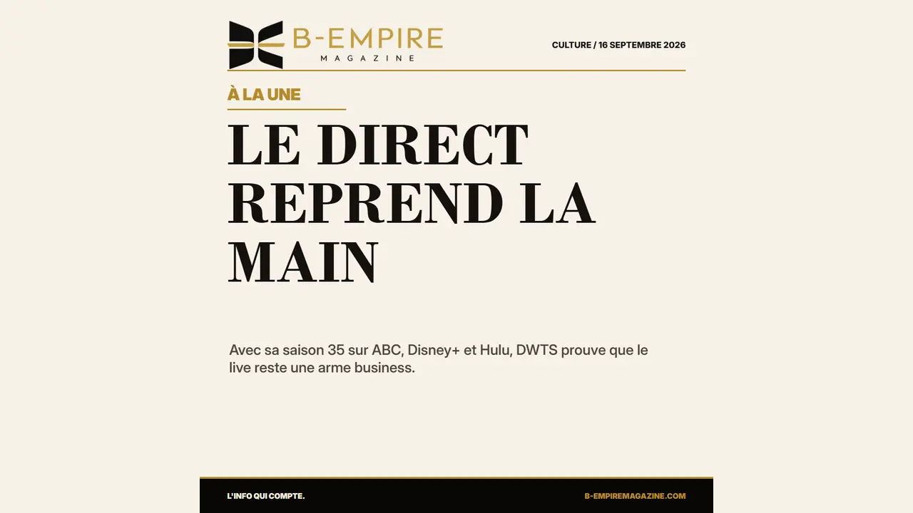 Dancing with the Stars : le direct redevient une arme stratégique pour Disney