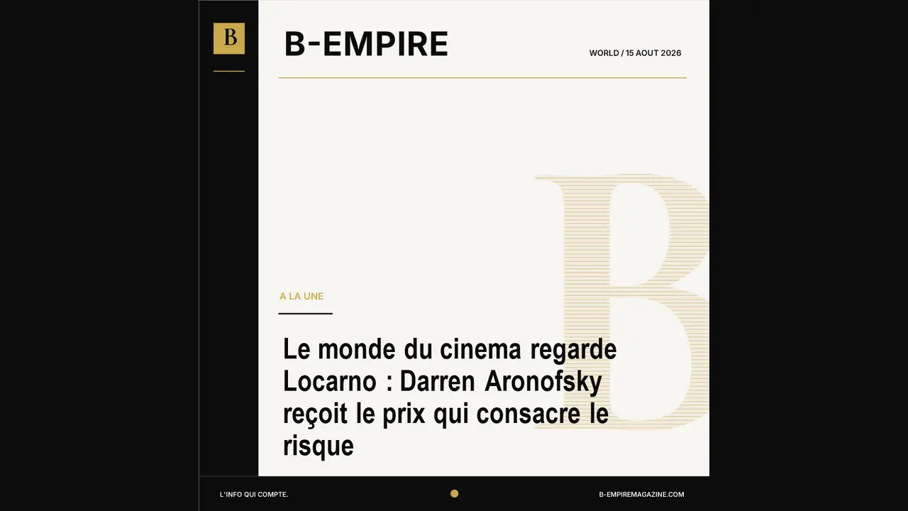 Le monde du cinema regarde Locarno : Darren Aronofsky reçoit le prix qui consacre le risque