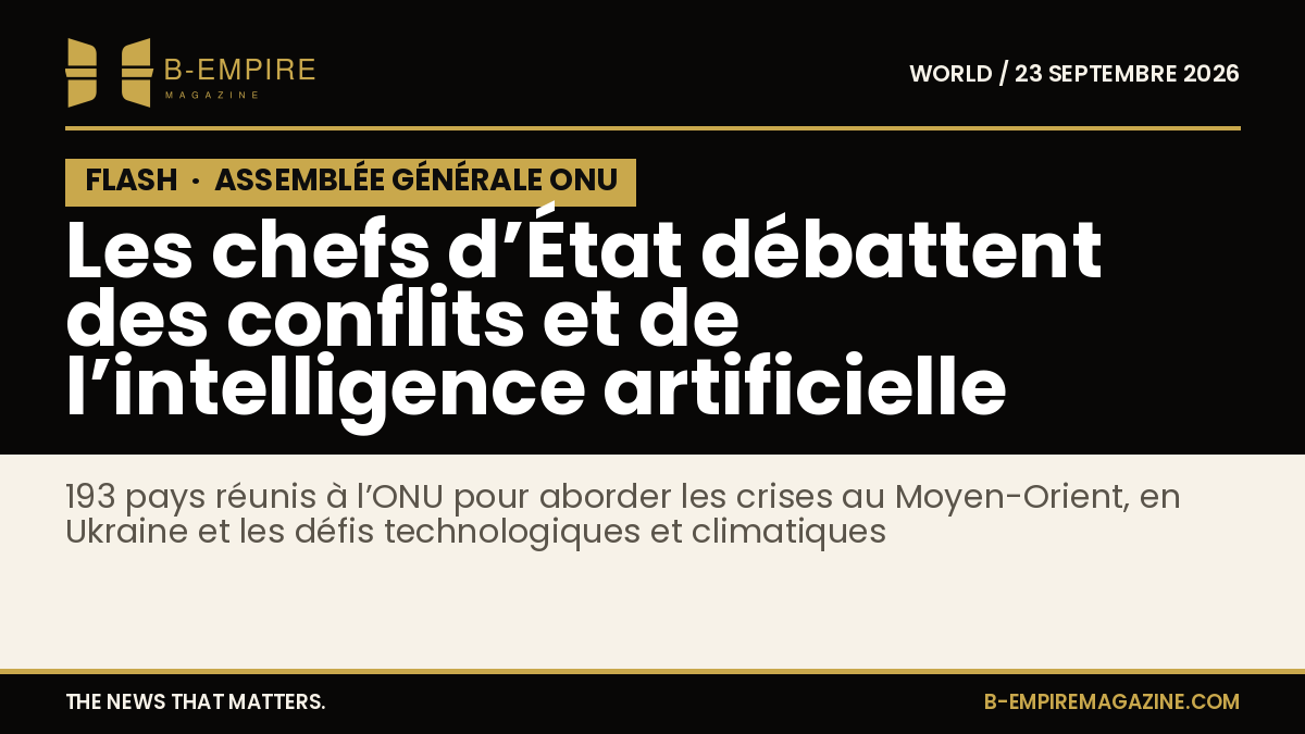 Photo de l’Assemblée générale des Nations unies avec les délégations réunies pour discuter.