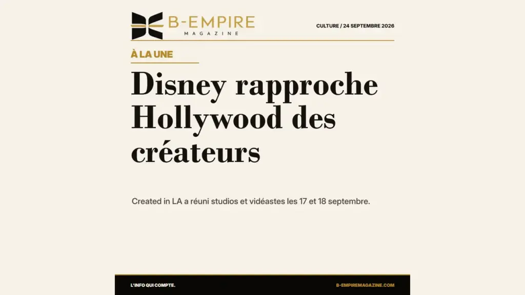 Disney ouvre ses studios aux créateurs numériques : ce que révèle Created in LA