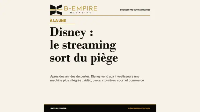 Disney+ rentable : le streaming devient la porte d’entrée d’un empire d’expériences
