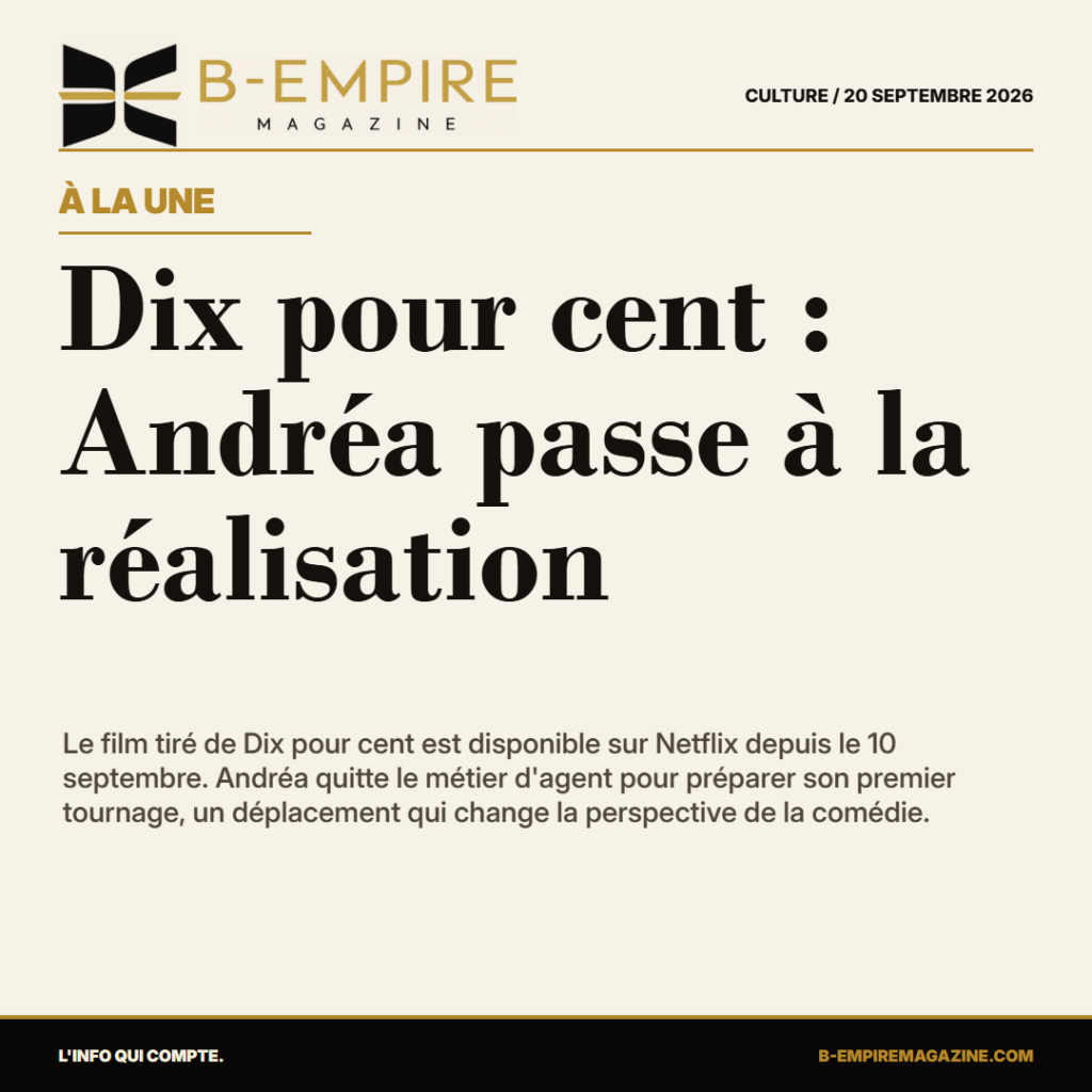 Dix pour cent : Andréa passe à la réalisation
