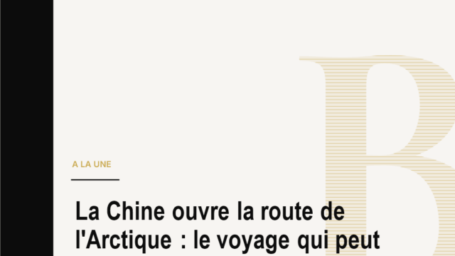 La Chine ouvre la route de l'Arctique : le voyage qui peut bouleverser le commerce mondial
