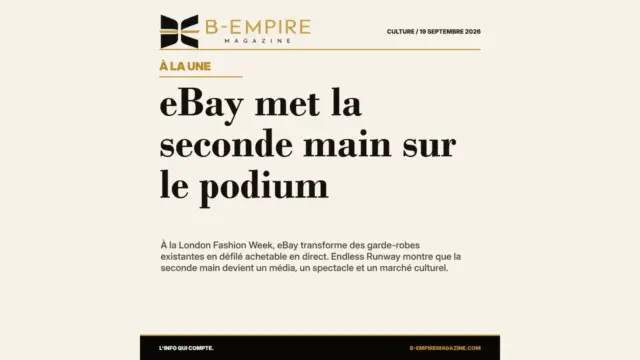 eBay met la seconde main sur le podium