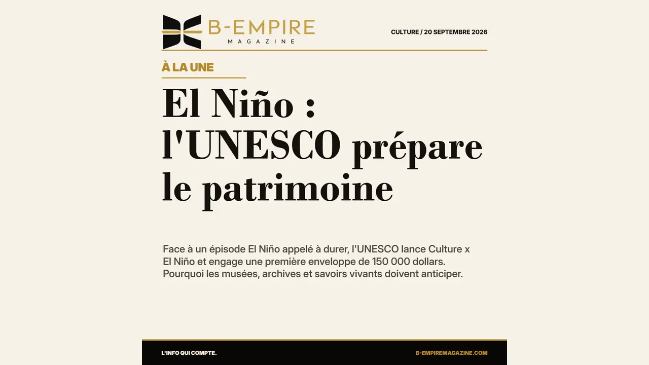El Niño : l'UNESCO prépare le patrimoine