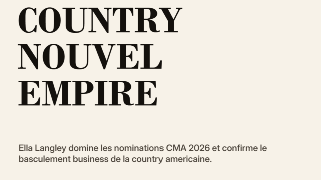 Ella Langley domine les CMA Awards : la country tient sa nouvelle economie de stars