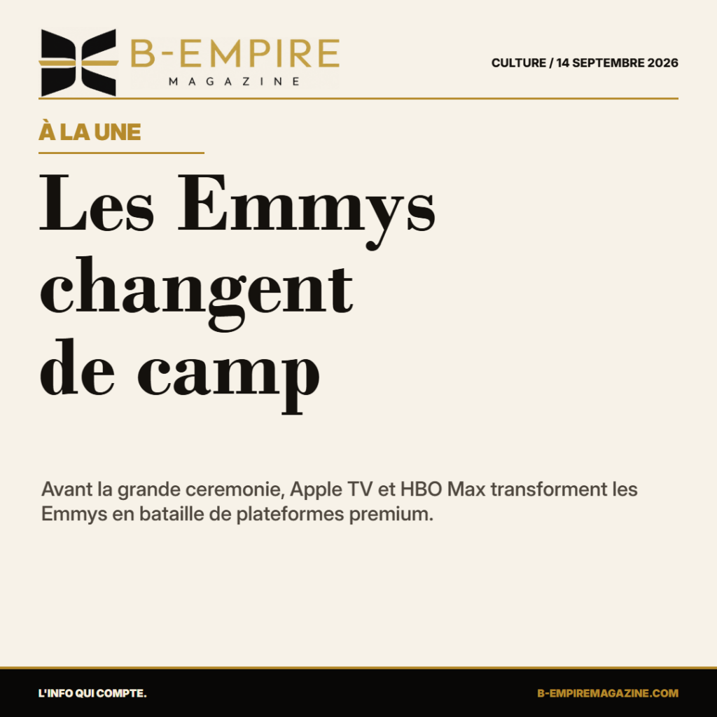 Emmys 2026 : Apple TV et HBO Max transforment la ceremonie en guerre du streaming premium
