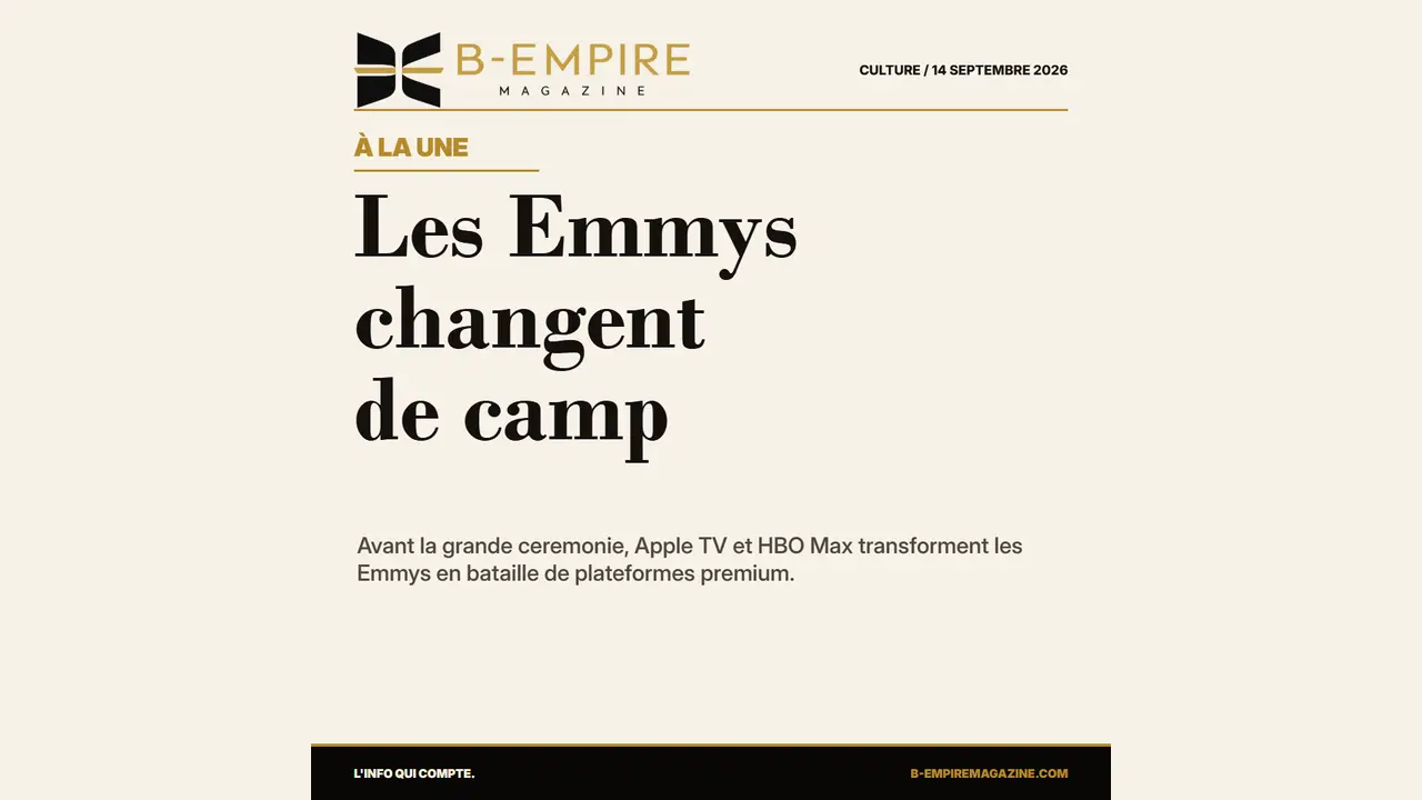 Emmys 2026 : Apple TV et HBO Max transforment la ceremonie en guerre du streaming premium