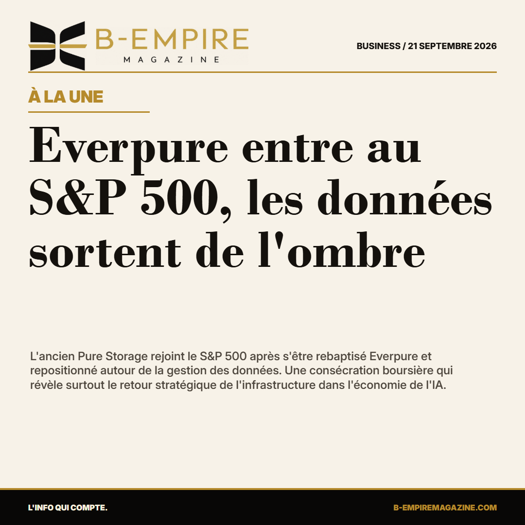 Everpure entre au S&P 500 : l'infrastructure des données revient au centre de l'IA