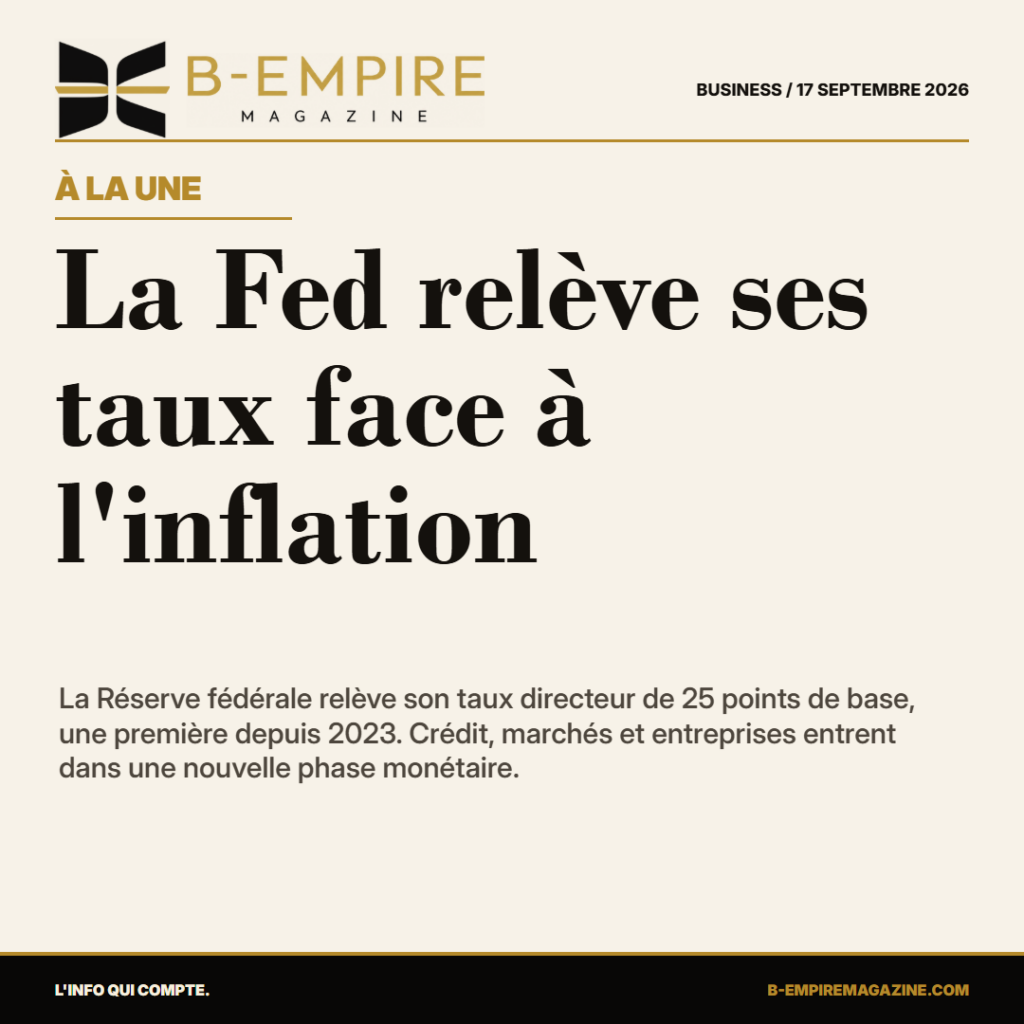 La Fed relève ses taux face à l'inflation
