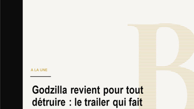 Godzilla revient pour tout détruire : le trailer qui fait trembler le cinéma mondial