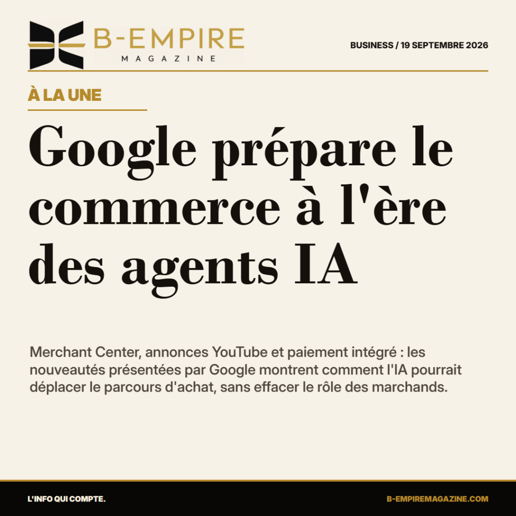 Google prépare le commerce à l'ère des agents IA