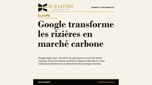 Google transforme les rizières en marché carbone