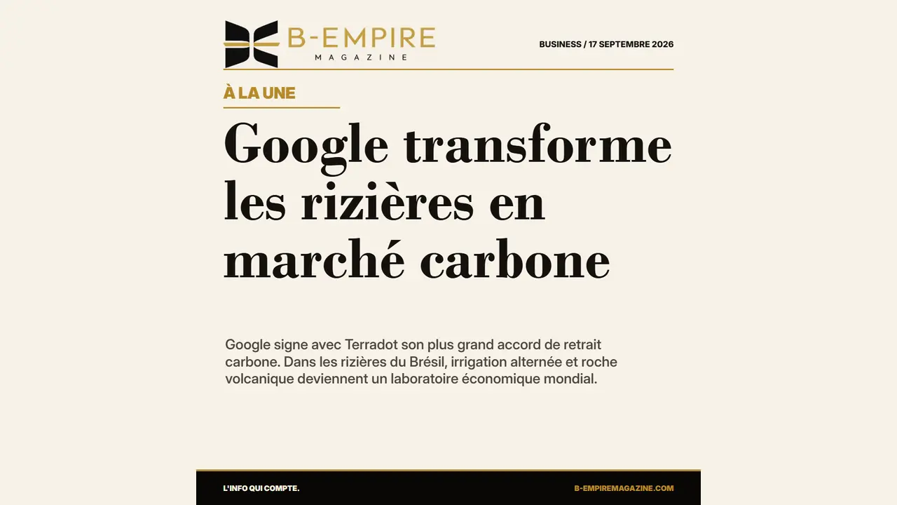 Google transforme les rizières en marché carbone