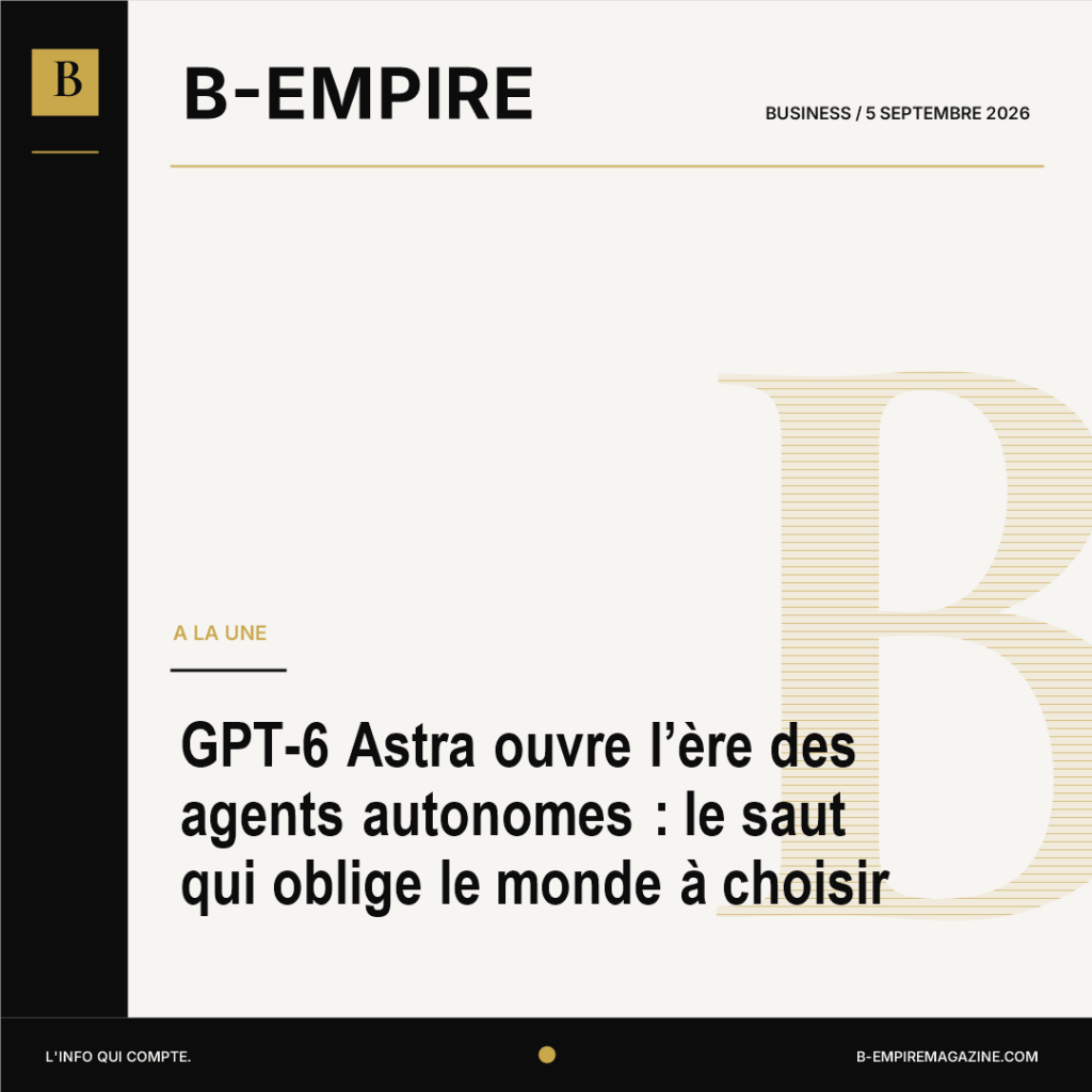 GPT-6 Astra ouvre l’ère des agents autonomes : le saut qui oblige le monde à choisir