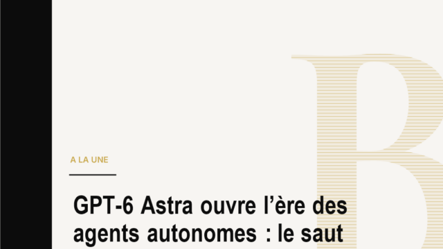 GPT-6 Astra ouvre l’ère des agents autonomes : le saut qui oblige le monde à choisir
