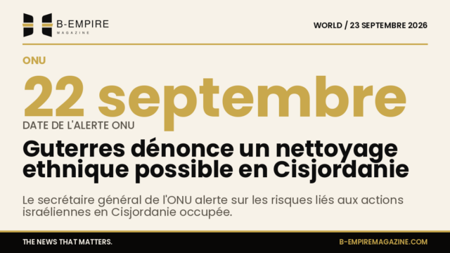 Photo d'António Guterres lors de l'Assemblée générale de l'ONU à New York en septembre 2023